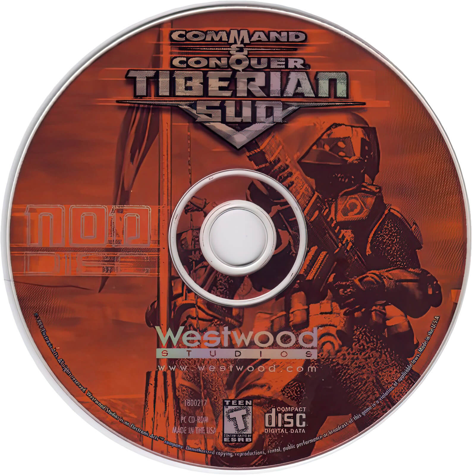 Лицензионный диск Command & Conquer Tiberian Sun для Windows